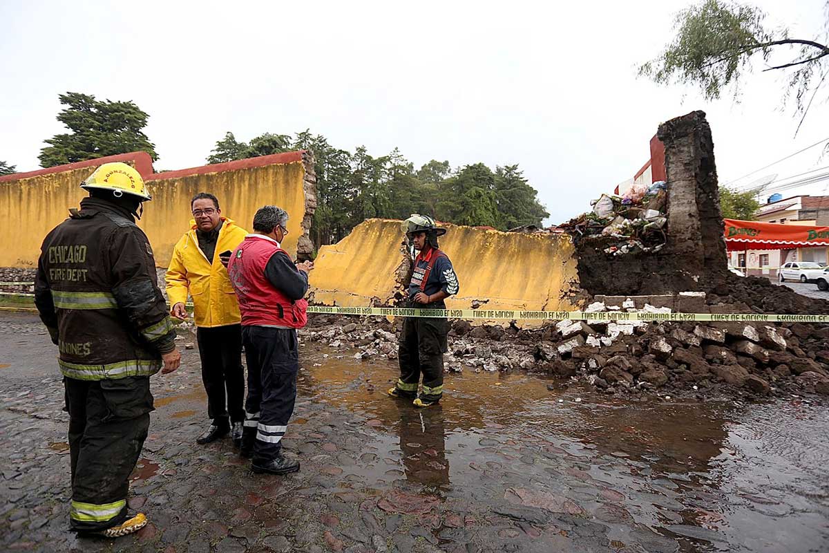 derrumbe en Zinacantepec