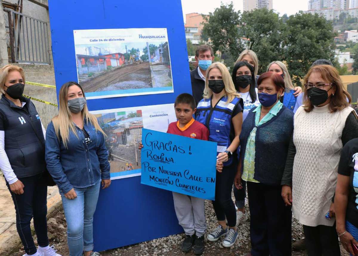 Despliega gobierno de Huixquilucan intenso programa de obras
