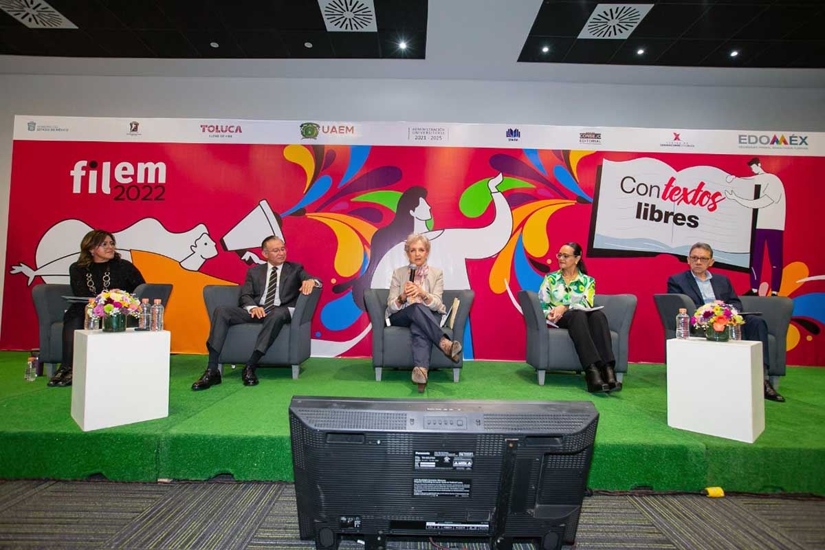 Presentación de la Feria Internacional del Libro del Estado de México 2022