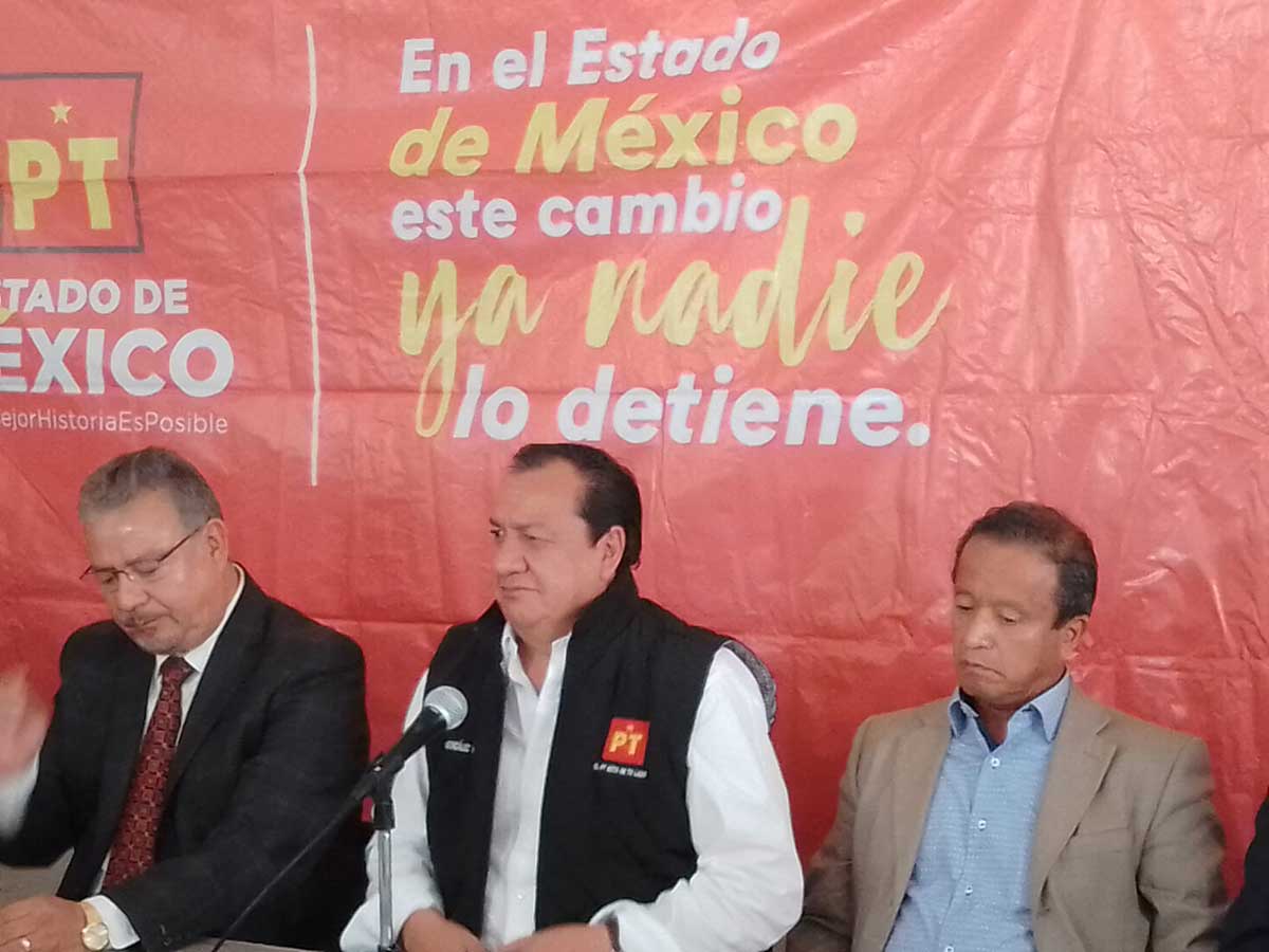 Conferencia de prensa del Partido del Trabajo