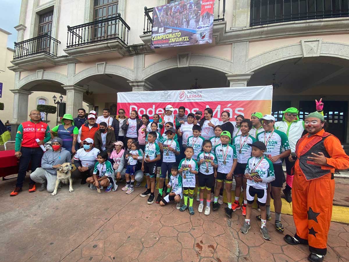 ciclismo infantil en Lerma