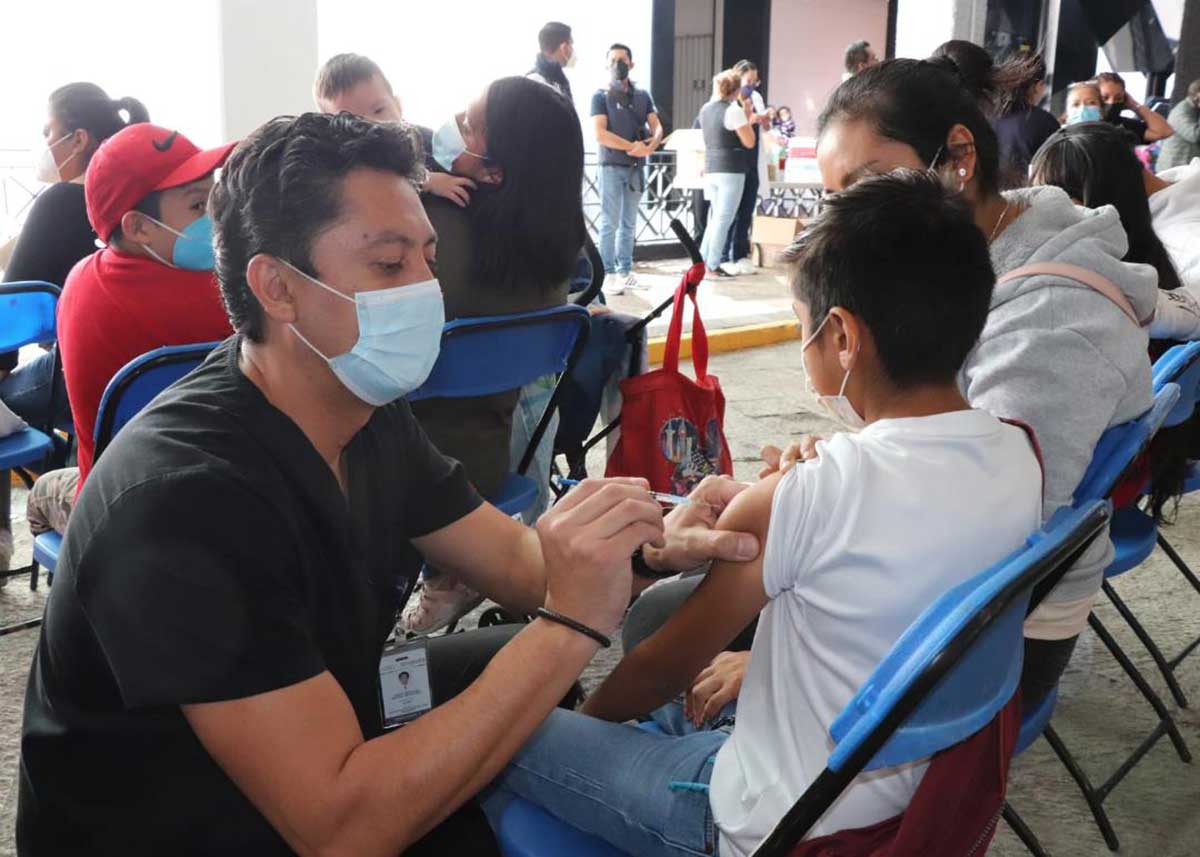 Vacunará Huixquilucan contra Covid-19 a menores de 8 años