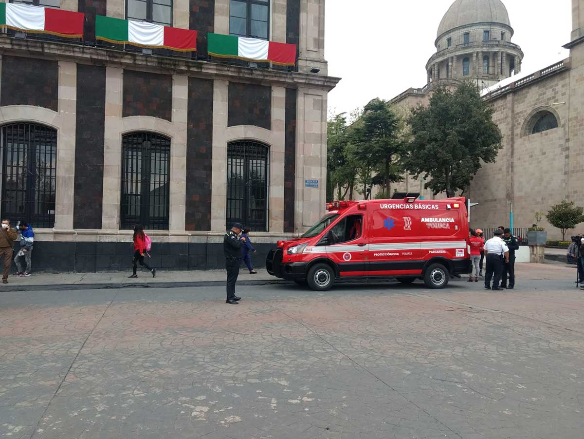 Activan protocolos de seguridad en Edomex tras el sismo