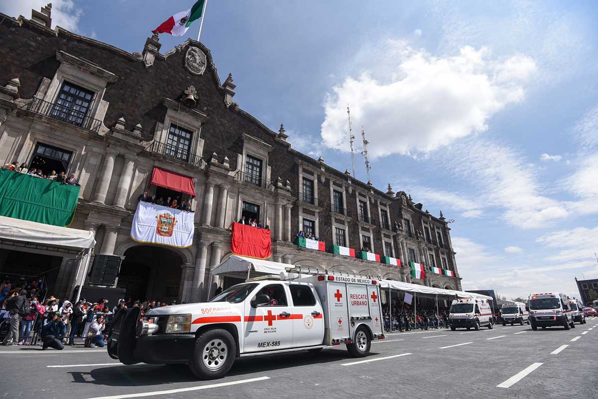 unidad de rescate urbano de Cruz Roja Mexicana 