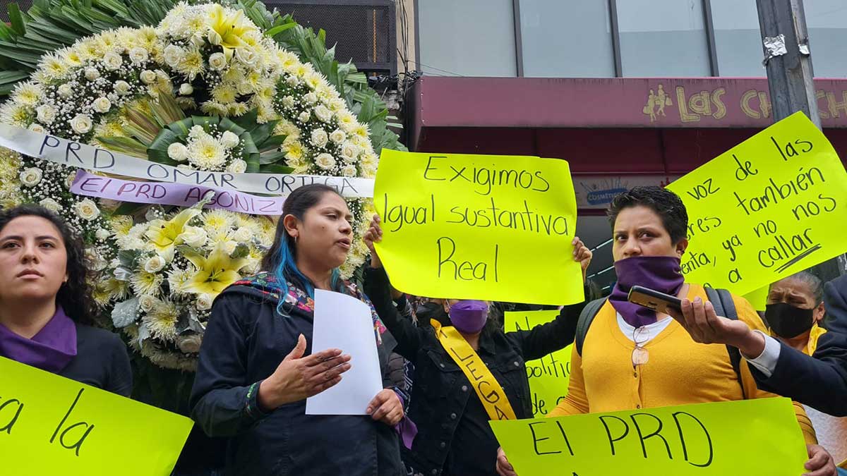 Diputado Omar Ortega, del PRD, viola derechos políticos de vicepresidenta
