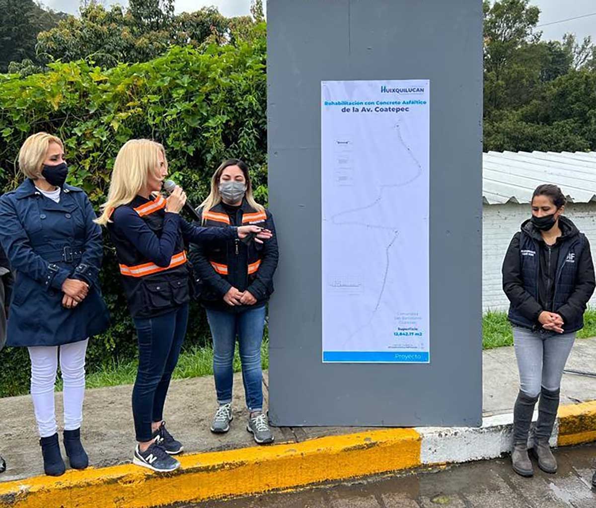 Emprende Huixquilucan obras de repavimentación 