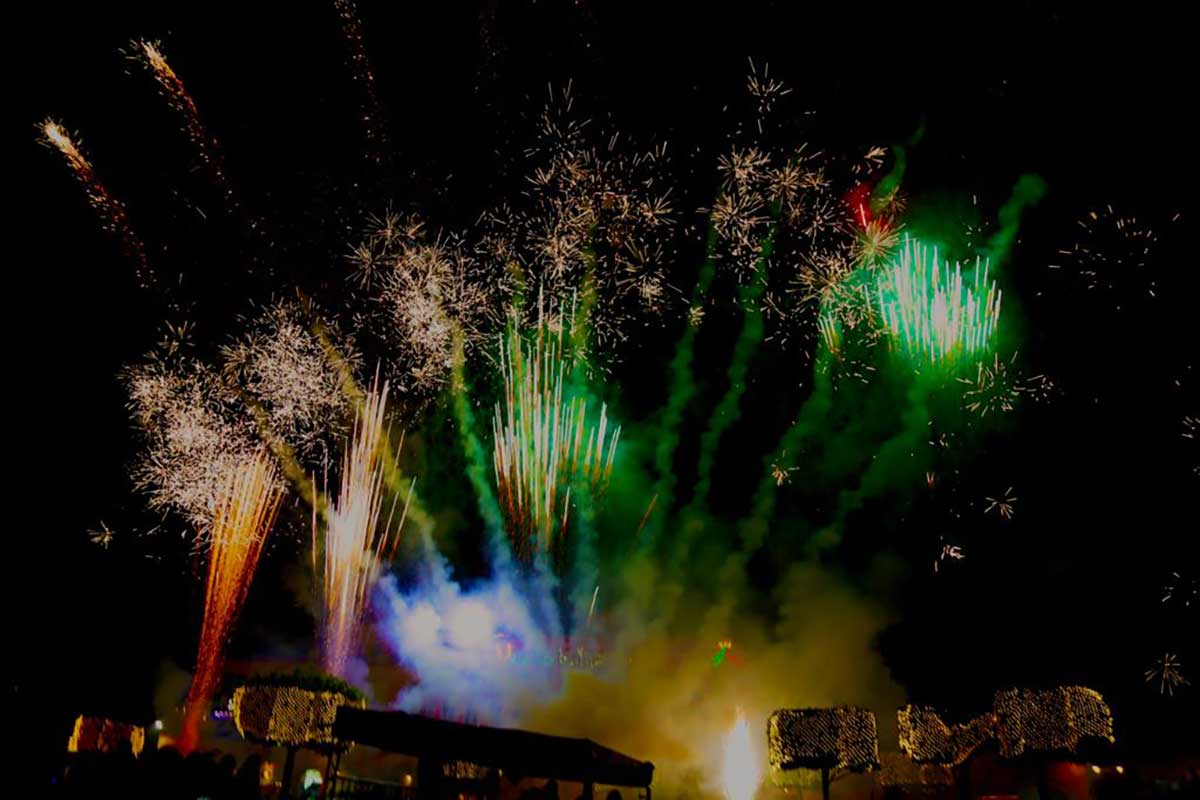 fuegos artificiales en Metepec