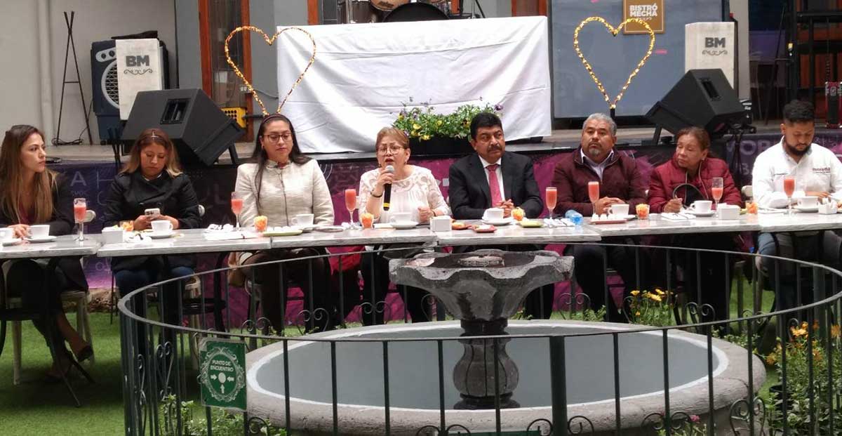 Se unifica y fortalece Morena en torno a la maestra Delfina Gómez