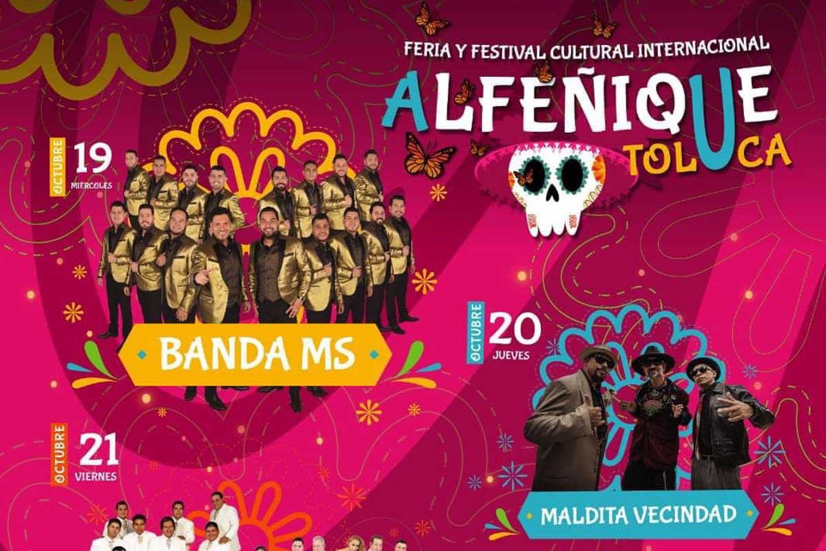 Banda MS y Maldita Vecindad en festival del Alfeñique Toluca 2022