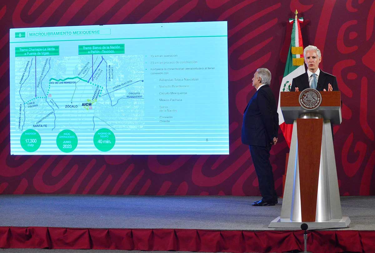 Realizó Edomex 14 obras viales y de conexión al aeropuerto Felipe Ángeles