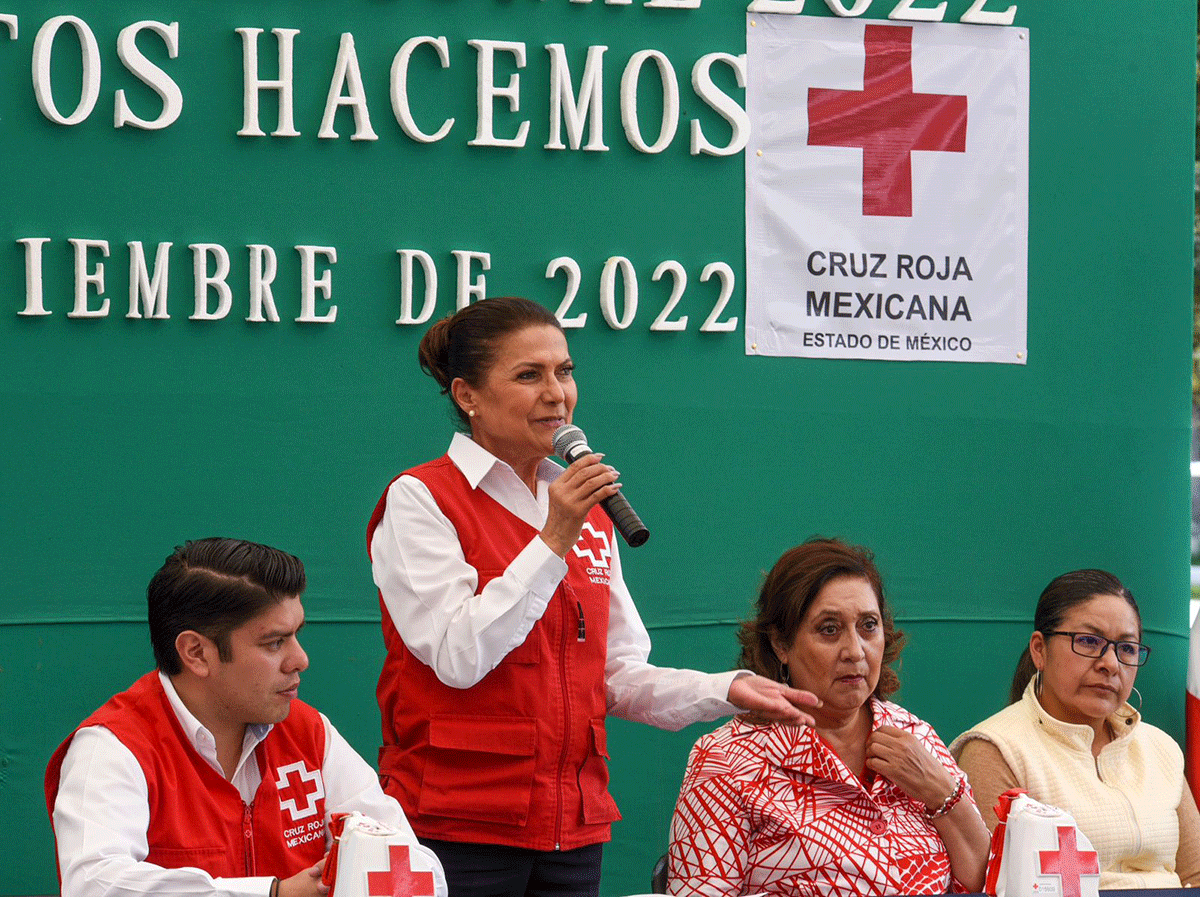 Colecta Anual de Cruz Roja Mexicana en Atlacomulco 