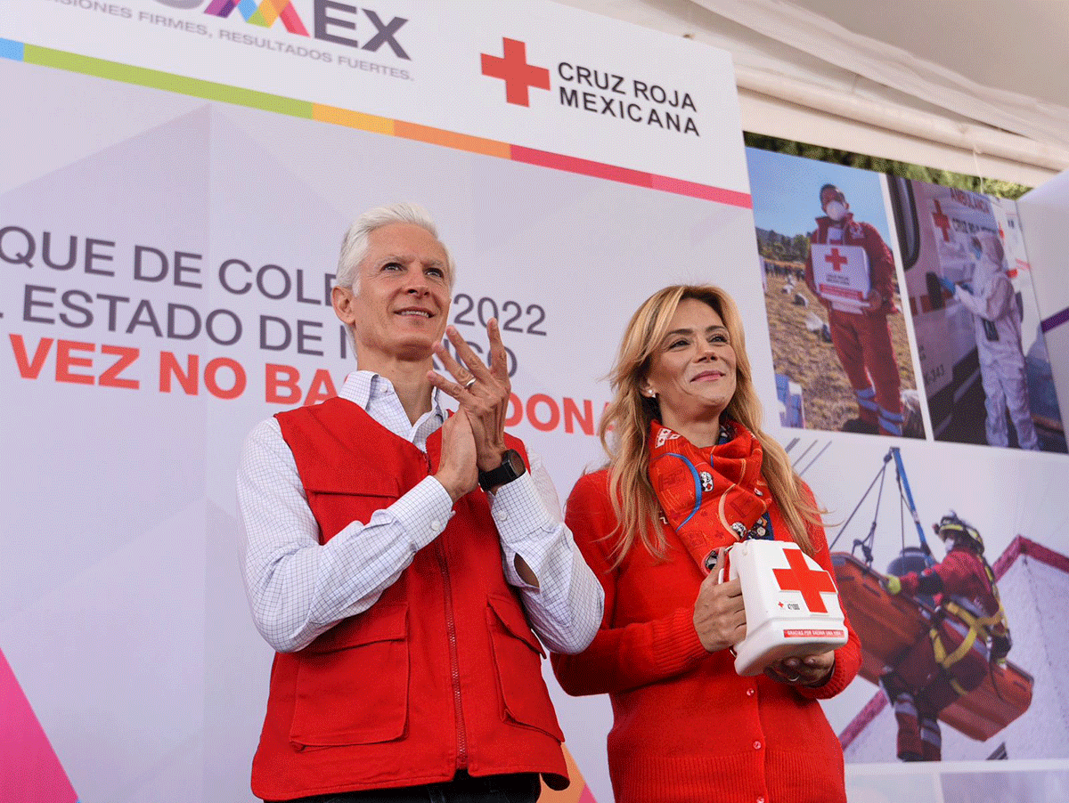 Inicia Cruz Roja Mexicana Colecta 2022 en el Estado de México