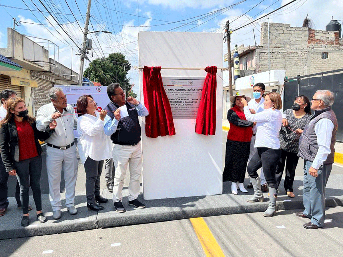 San Mateo Atenco ya tiene calles dignas para caminar con seguridad