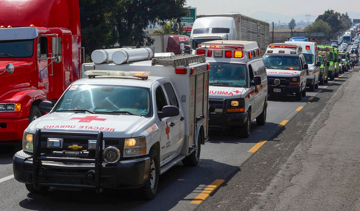 Despliega Cruz Roja Mexicana en Edomex Operativo Guadalupe-Reyes