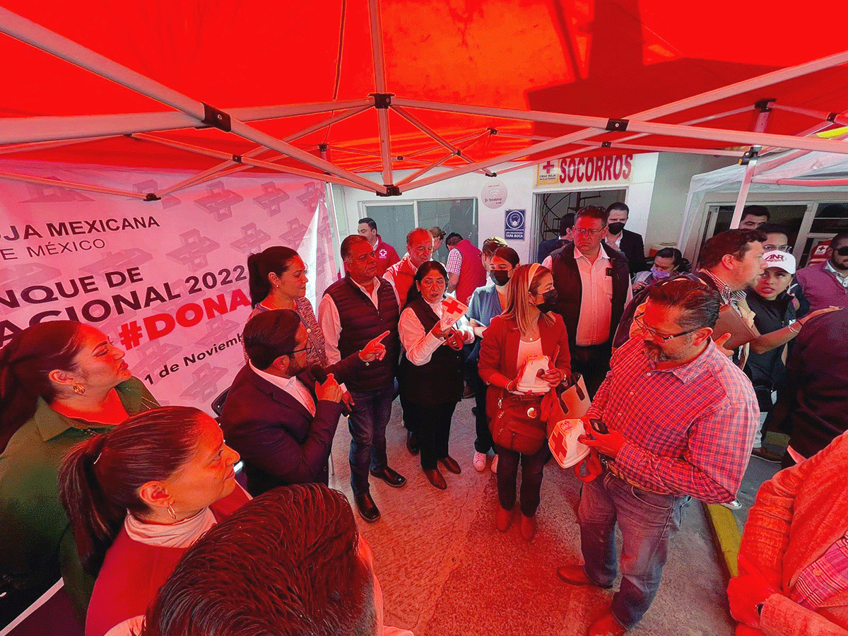 En Nicolás Romero se intensifica la Colecta Anual 2022 de Cruz Roja Mexicana 