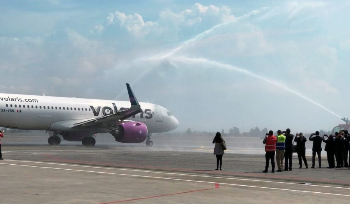Reinicio de actividades de volaris en elAeropuerto de Toluca
