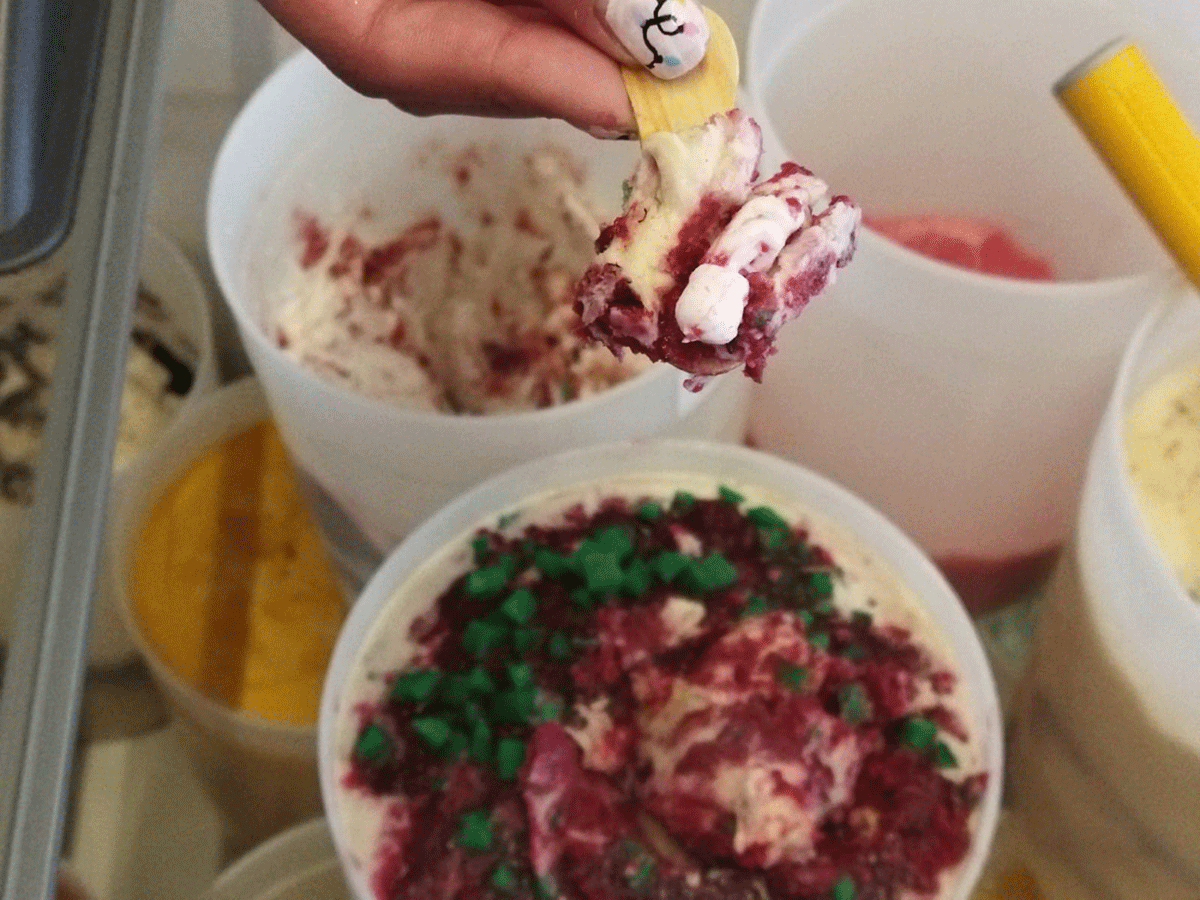 helado de Rosca de Reyes 