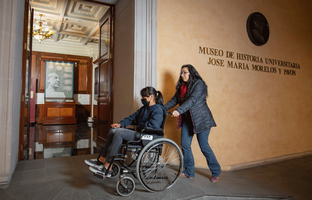 Museo de Historia Universitaria es inclusivo para personas con discapacidad