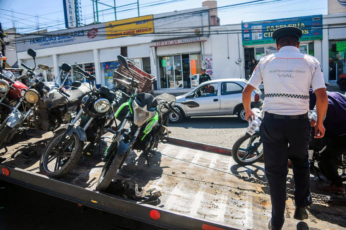Suman 311 motocicletas decomisadas en Toluca