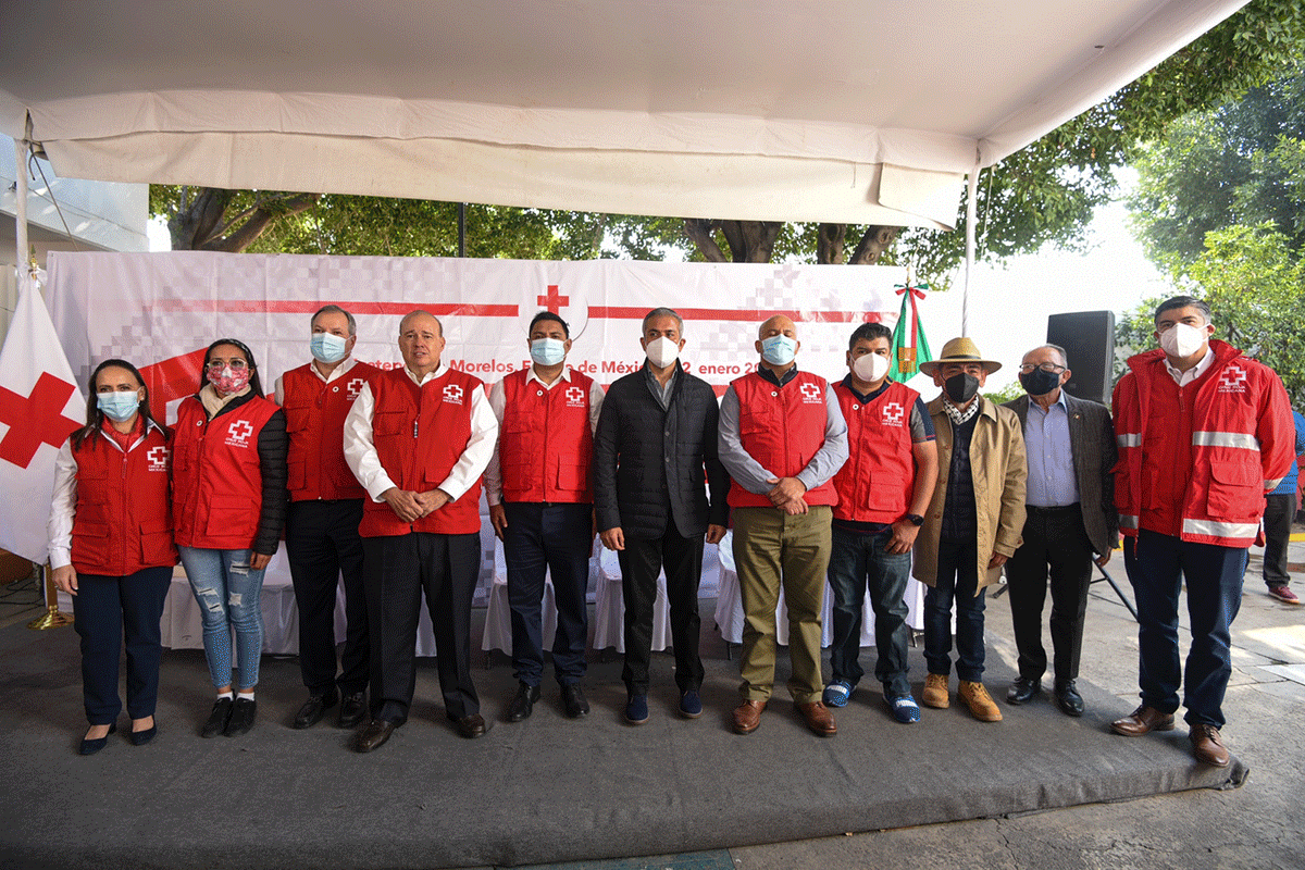Suman esfuerzos Cruz Roja Mexicana y Ecatepec a favor de más de un millón de mexiquenses
