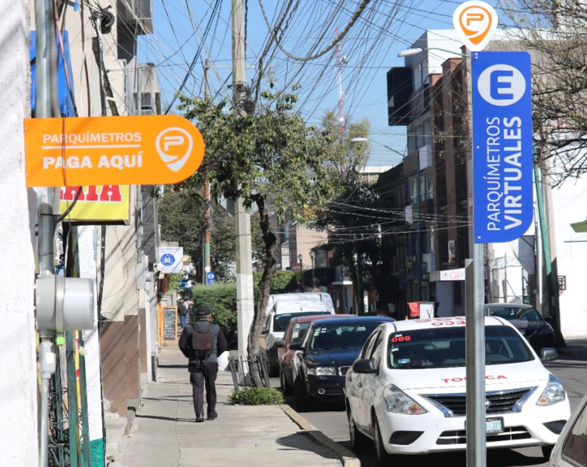 Alerta, entran en operación los parquímetros virtuales en Toluca