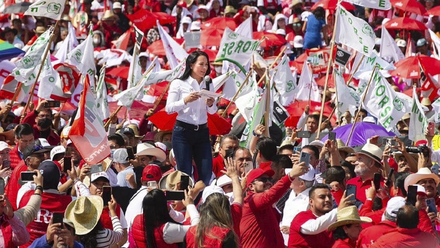 Alejandra del Moral rinde protesta como candidata del PRI a la gubernatura del Edomex