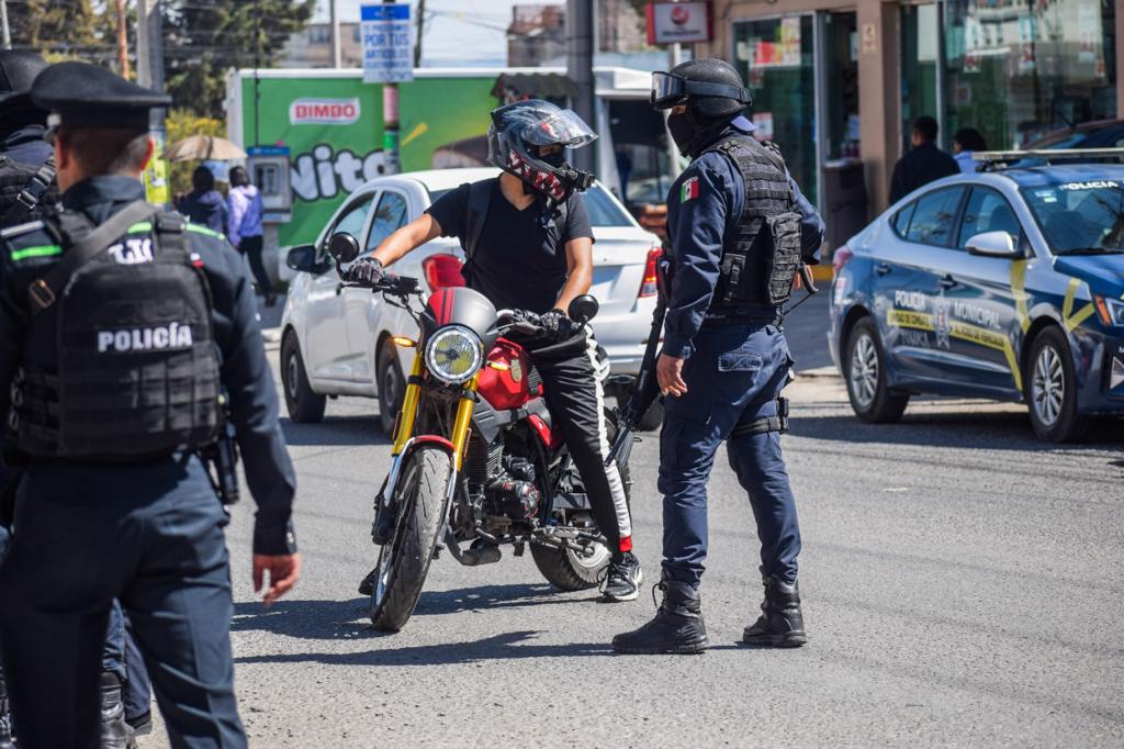Continúan acciones contra moto ratones en Toluca, 378 motos al corralón