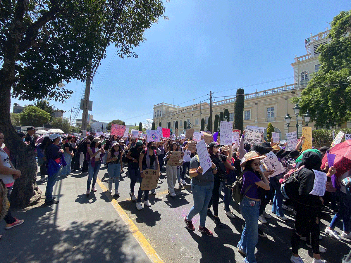 ¿Cómo transcurrieron las marchas de mujeres en el Valle de Toluca?