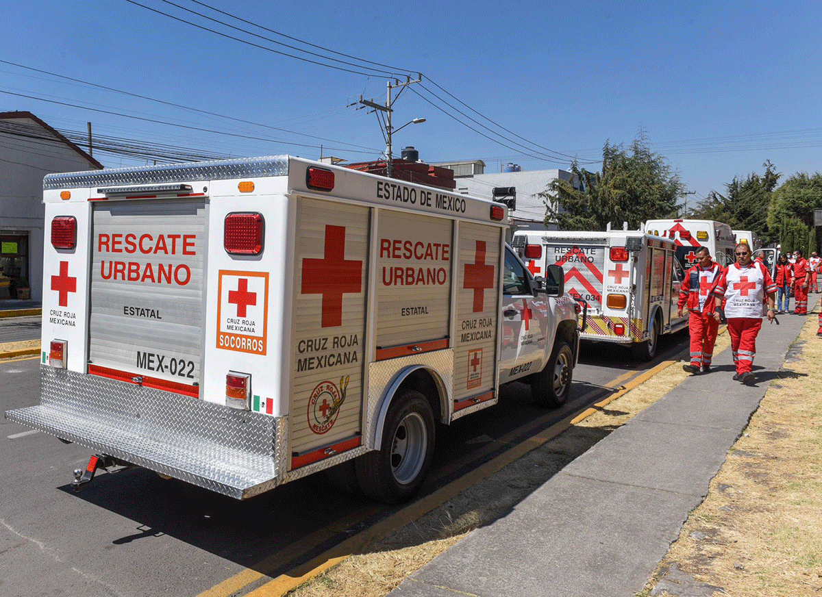 Vigila Cruz Roja Mexicana carreteras, autopistas, centros religiosos y vacacionales