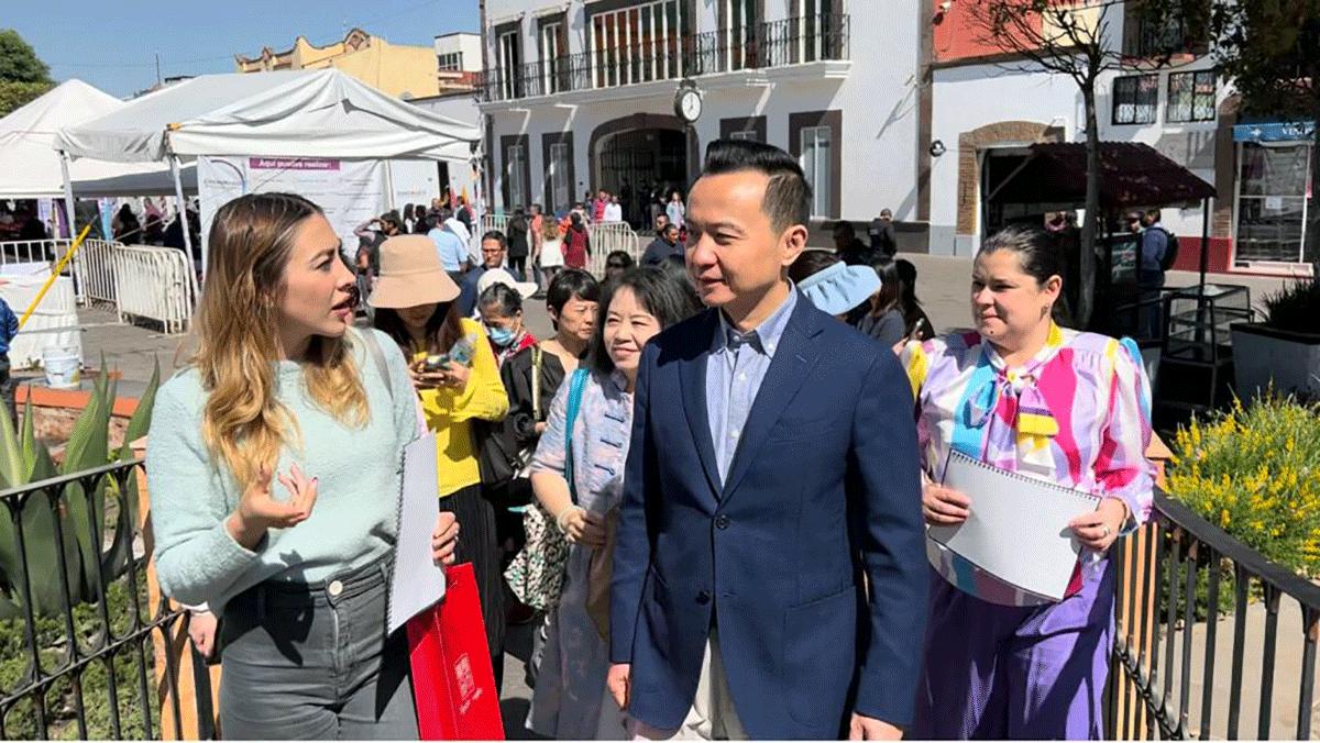 ¿Qué hizo el embajador de China en Metepec este miércoles?
