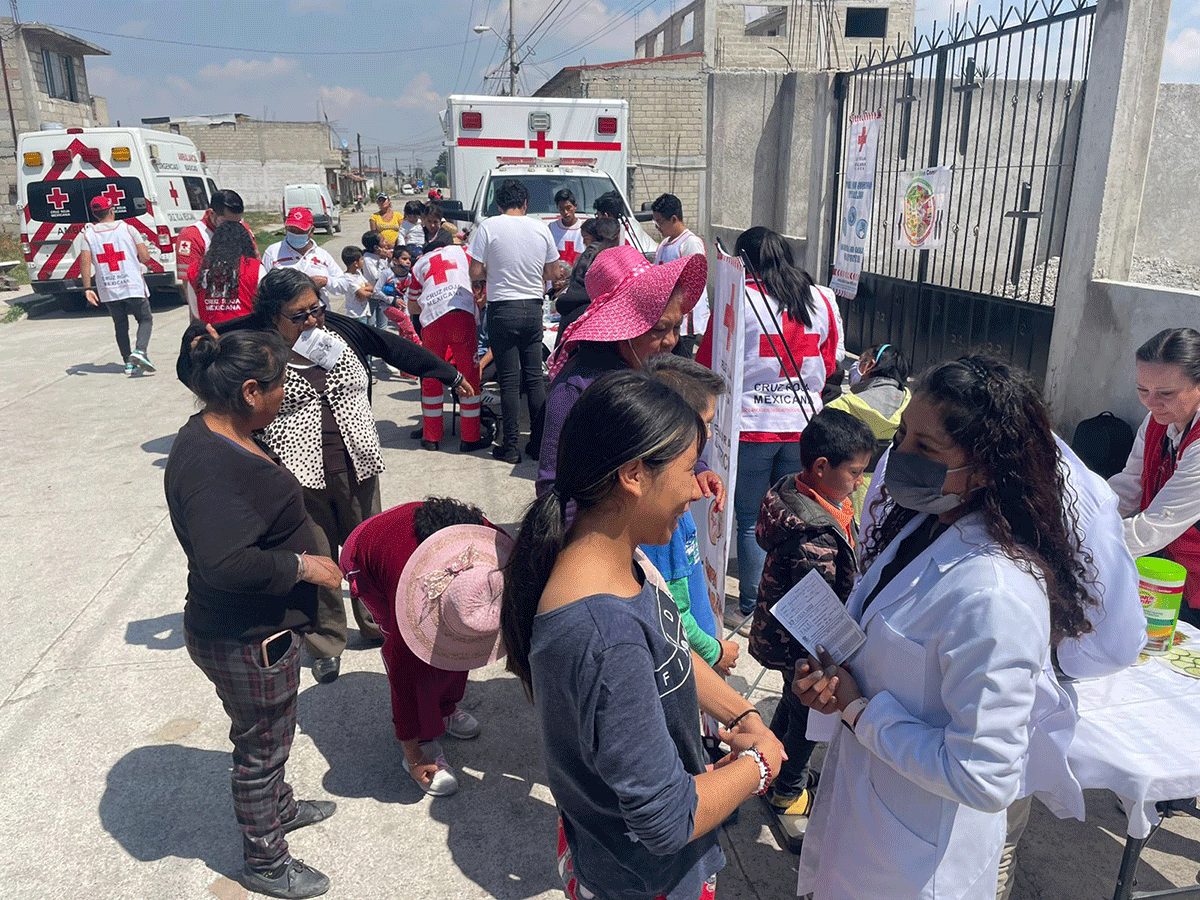 ¿Qué hicieron este jueves los voluntarios de Cruz Roja Toluca en la ...