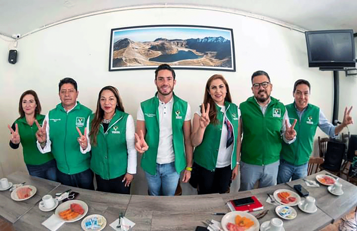 ¿Qué políticos se suman esta semana a las filas del Partido Verde Ecologista de México y de dónde provienen?