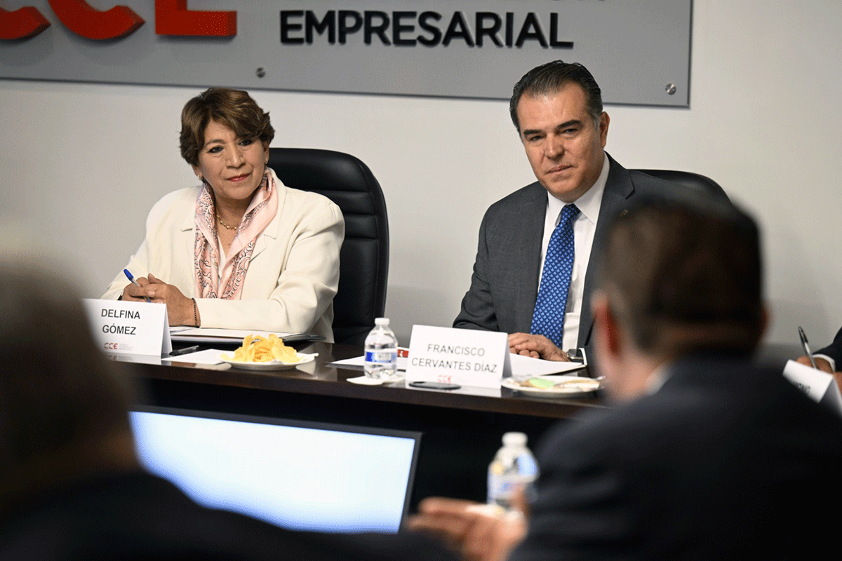 ¿Se definen a favor de la maestra Delfina Gómez los miembros del Consejo Coordinador Empresarial?