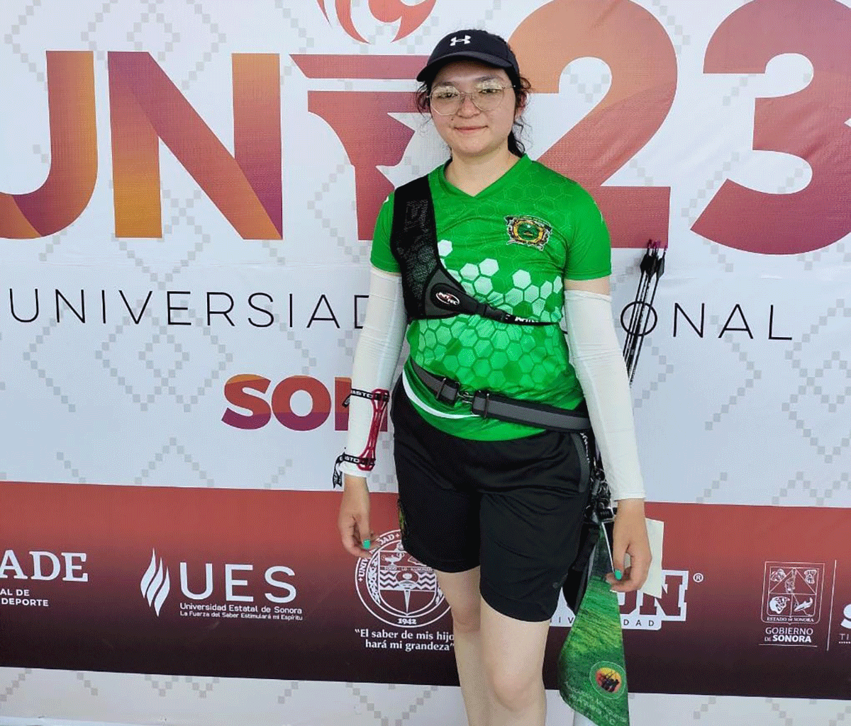 Cosecha UAEMéx medalla de oro en tiro con arco de la Universiada Nacional 2023