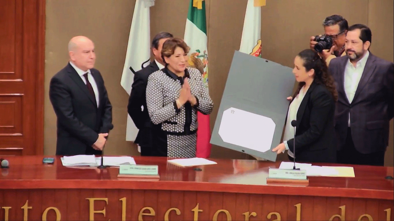 Ya es Gobernadora Electa del Estado de México la maestra Delfina Gómez Álvarez