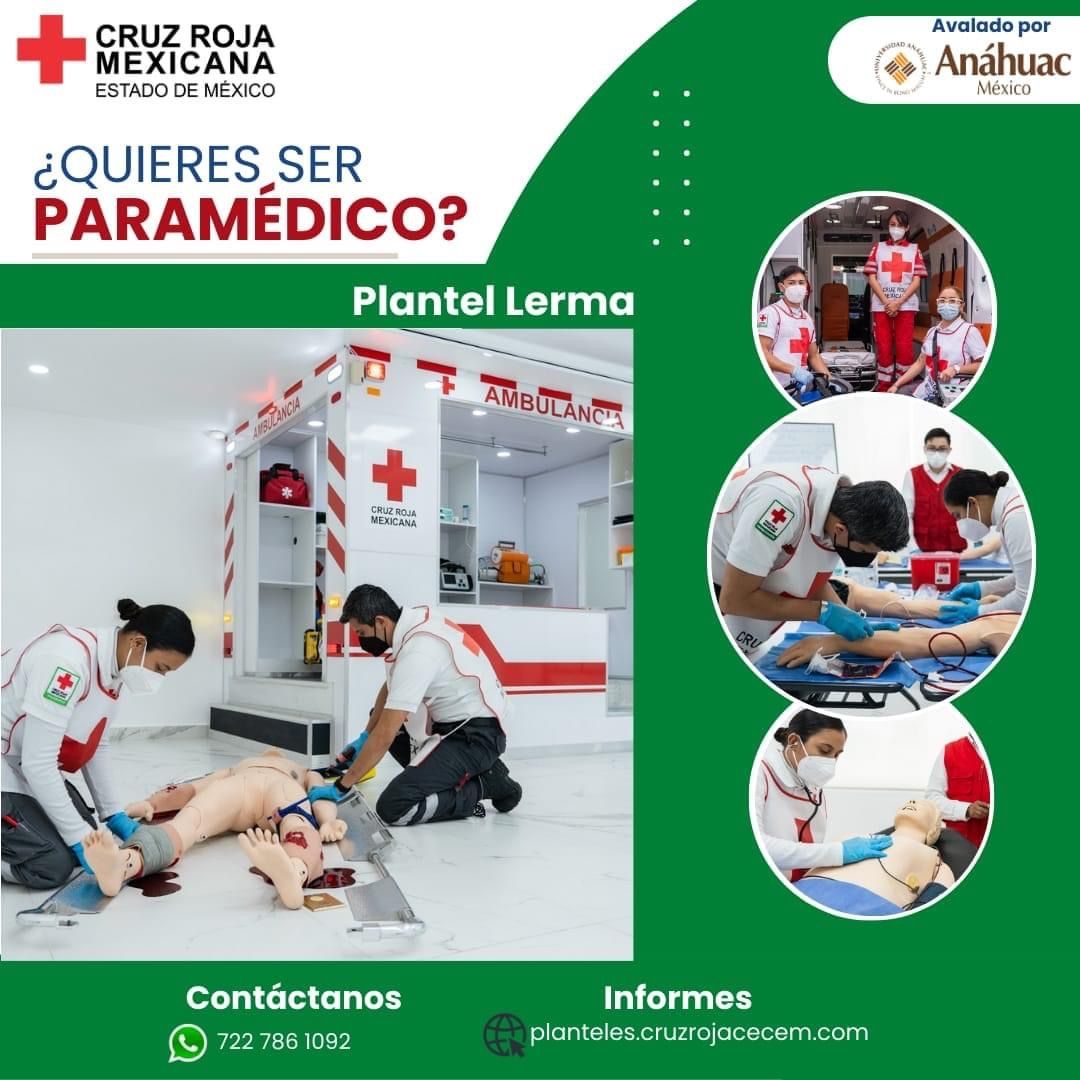 publicidad del curso de curso de paramédico