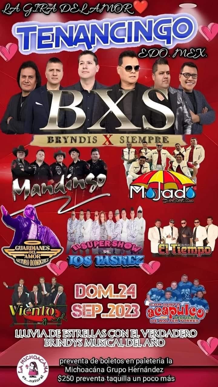 Cartel de la Gira del Amor EdoMéx