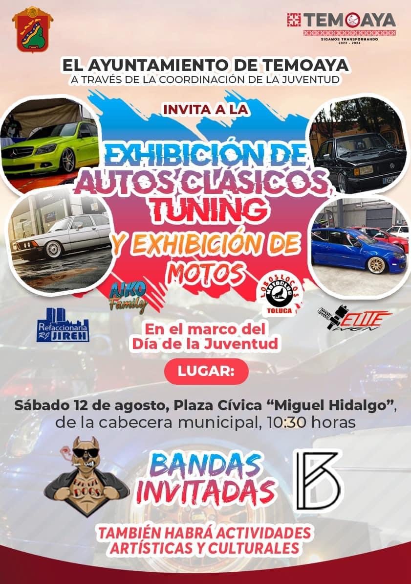 Publicidad de la expo de autos tuneados Toluca