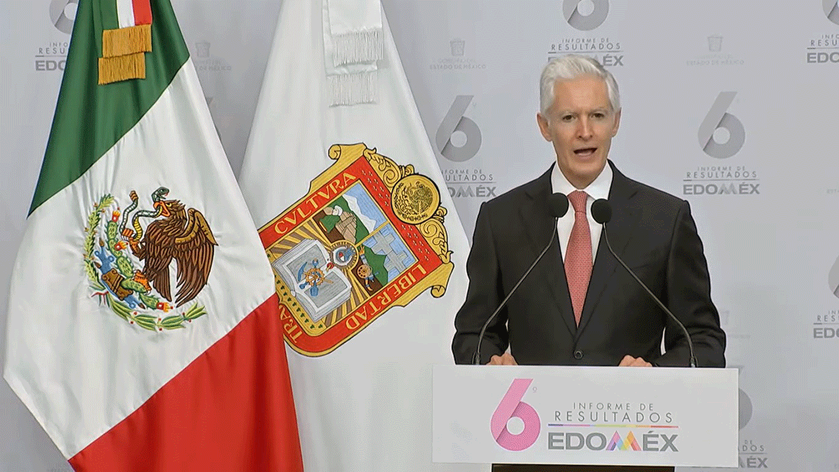 Alfredo del Mazo Maza rindió su sexto y último informe de labores como gobernador del Estado de México 