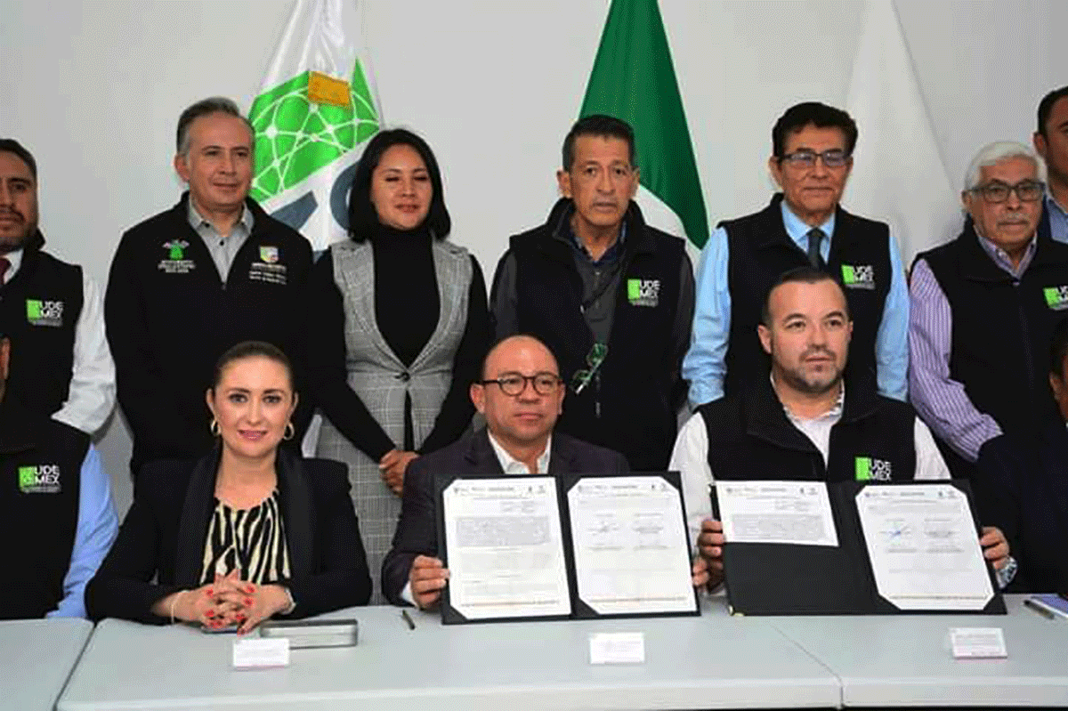 Firma Zinacantepec convenio de colaboración con la Universidad Digital del Estado de México
