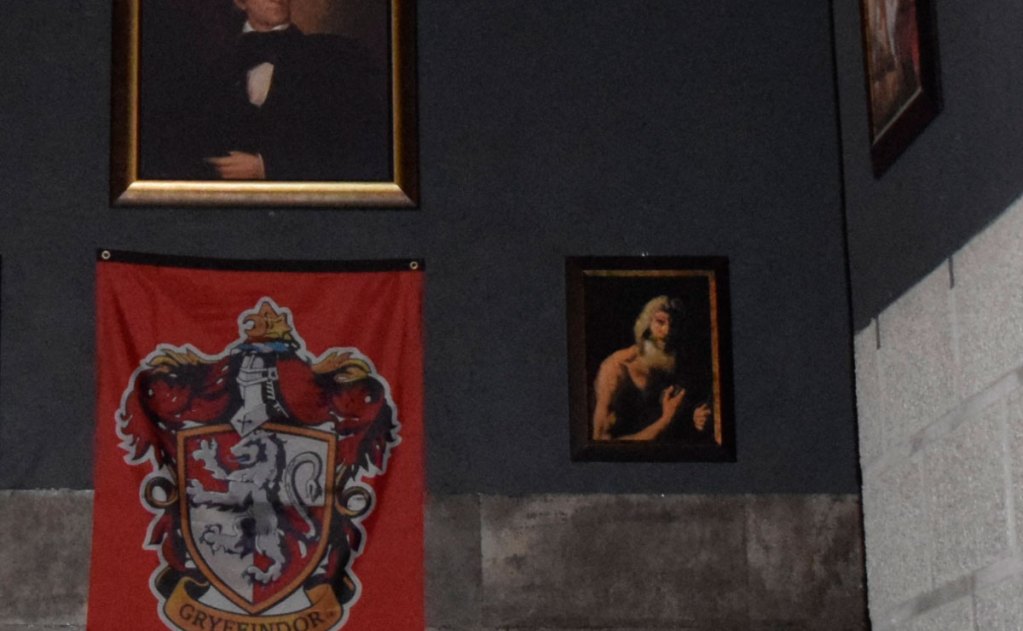 Cuadros en una pared