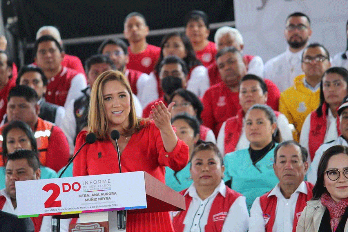Ana Muñiz Neyra, presidenta municipal de San Mateo Atenco