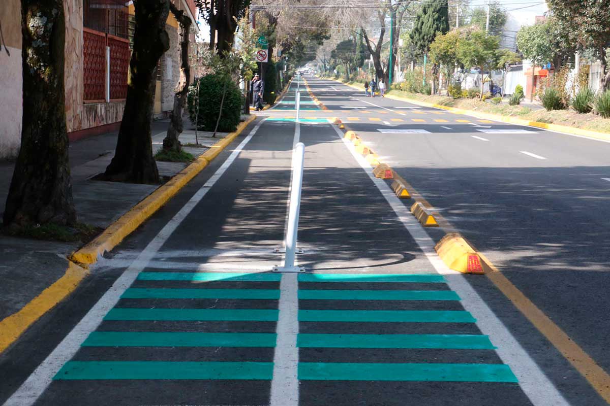 Foto de la ciclovía y rehabilitación de la Av. Hidalgo de la ciudad, es compromiso para la comunidad en la tranformación urbana en Toluca.