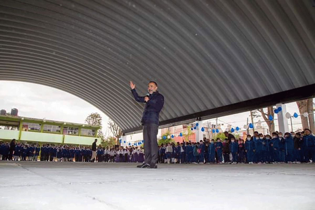 Entrega Fernando Flores mejoras en infraestructura educativa