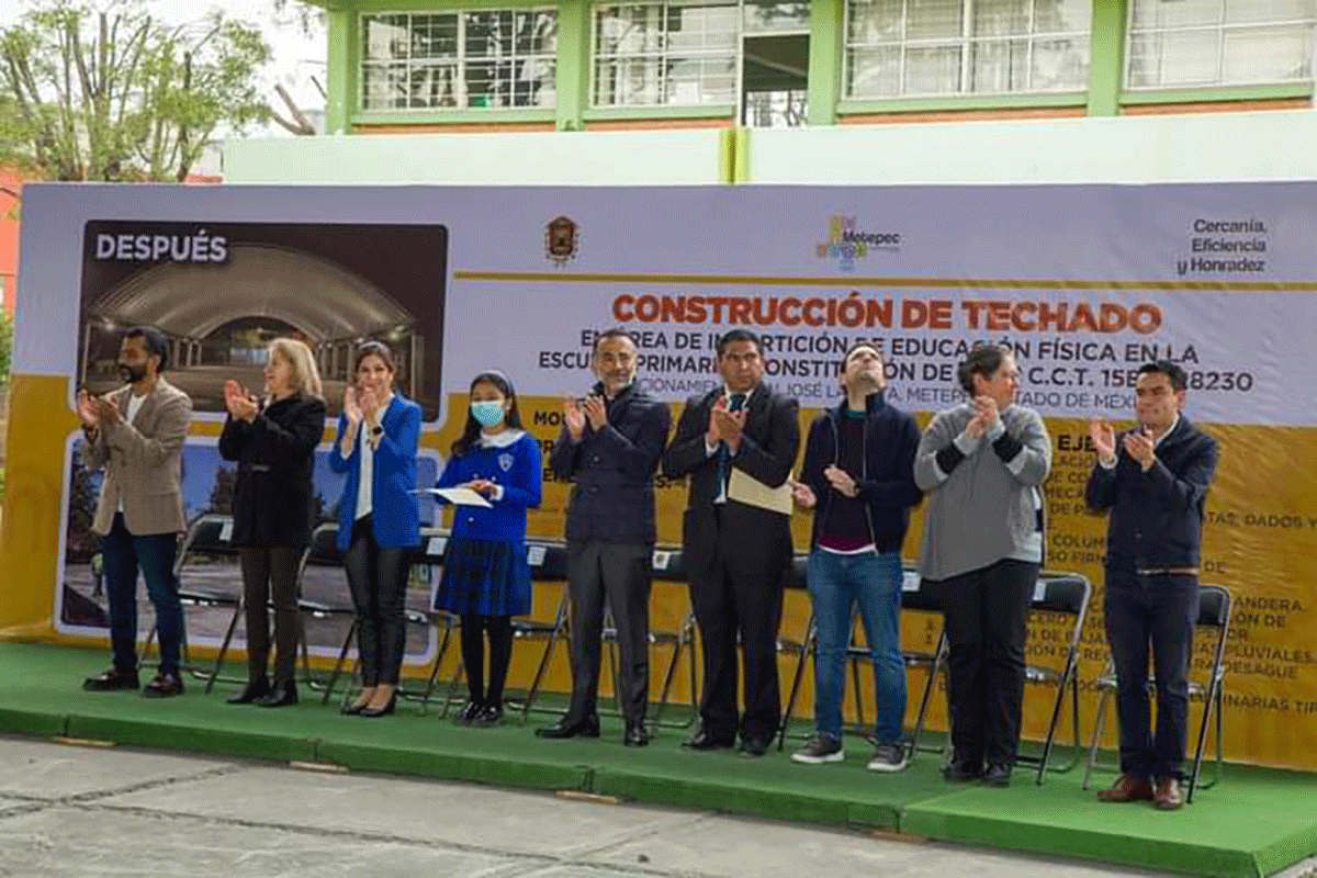 Entrega Fernando Flores mejoras en infraestructura educativa