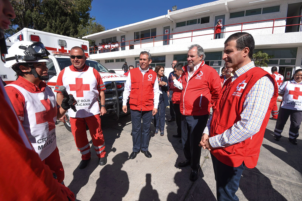 Respalda el Ayuntamiento de Toluca la incansable y heroica labor de la Cruz Roja Mexicana
