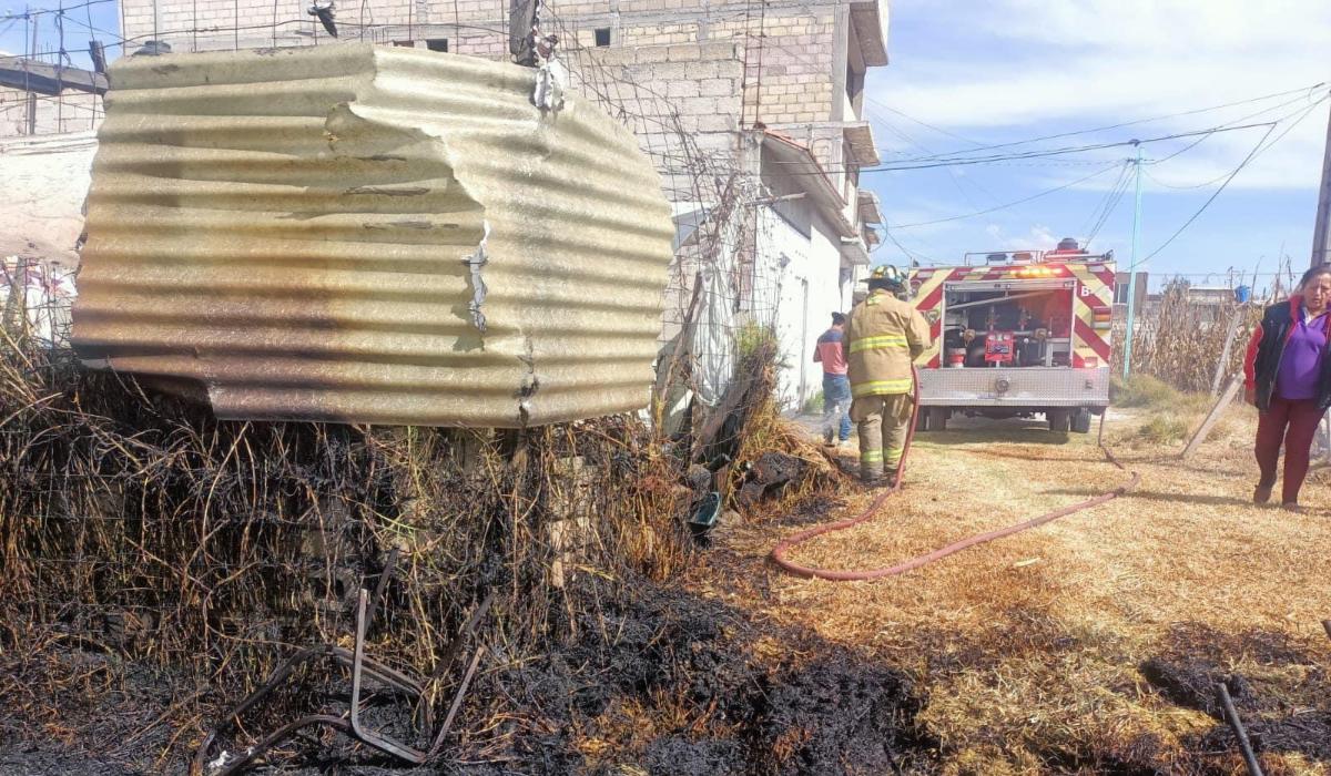 incendio en Metepec