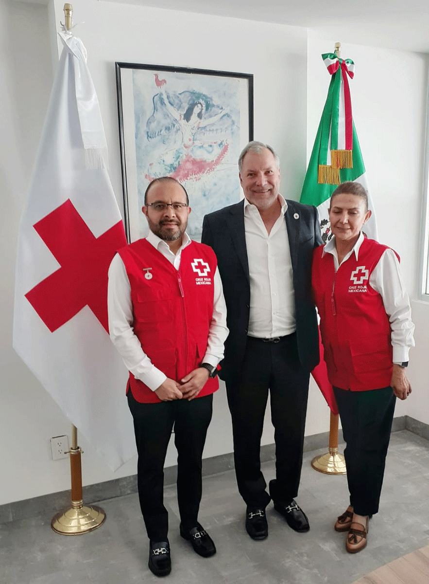 Asume el Doctor César Alejandro Chávez García la Coordinación General de la Delegación Estado de México de Cruz Roja Mexicana