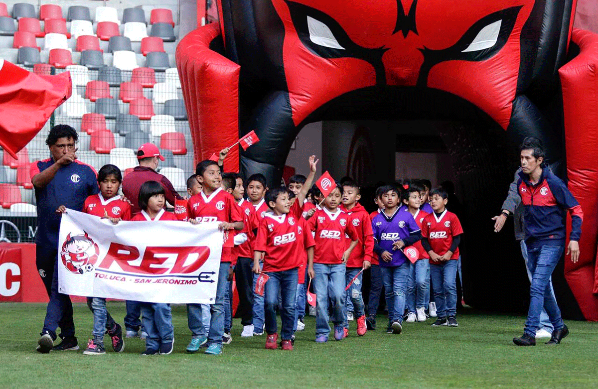 El Toluca FC abre Escuela de Futbol en San Mateo Atenco