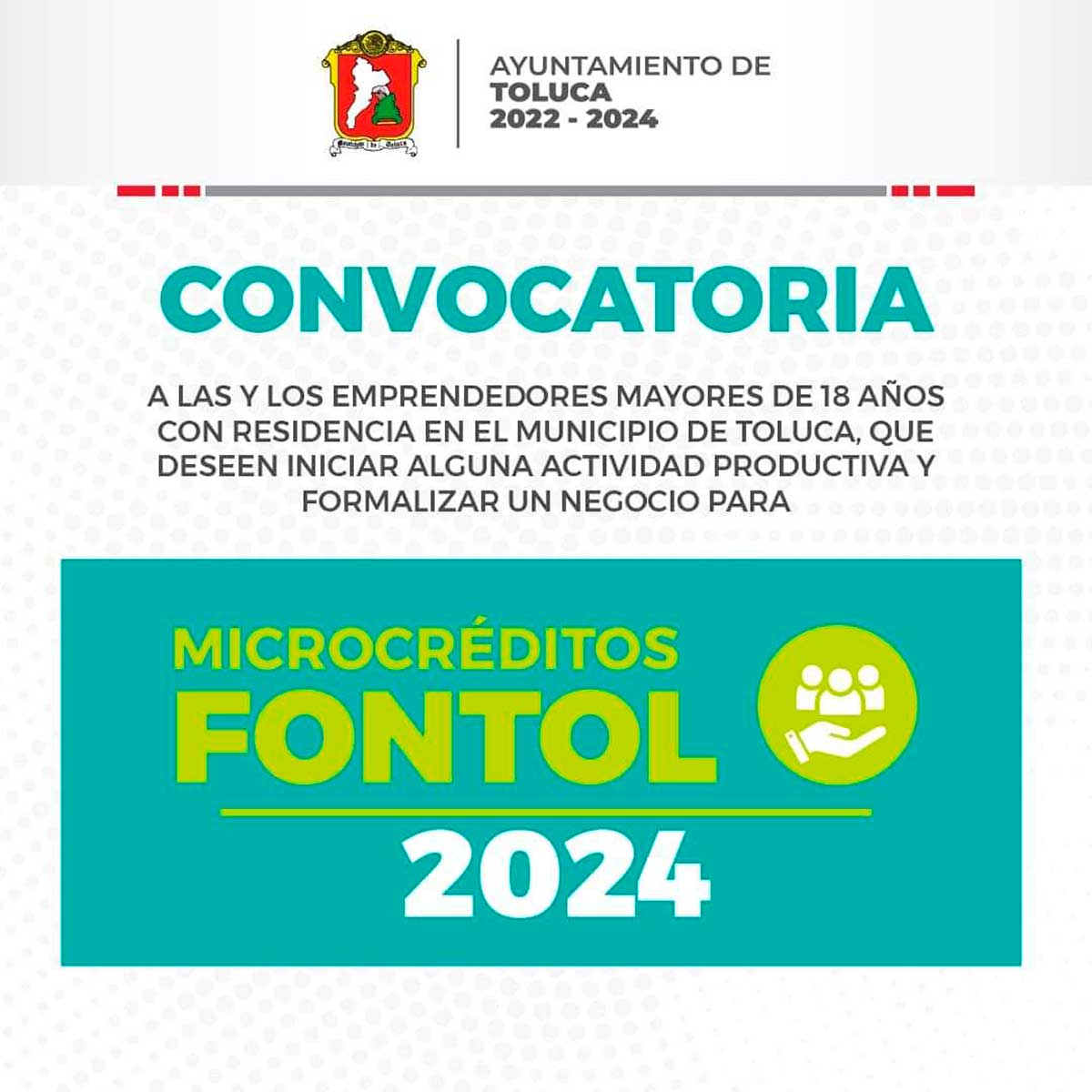 FONTOL 2024: Toluca Invita a Emprendedores a Participar en la Convocatoria de Microcréditos para Impulsar Proyectos